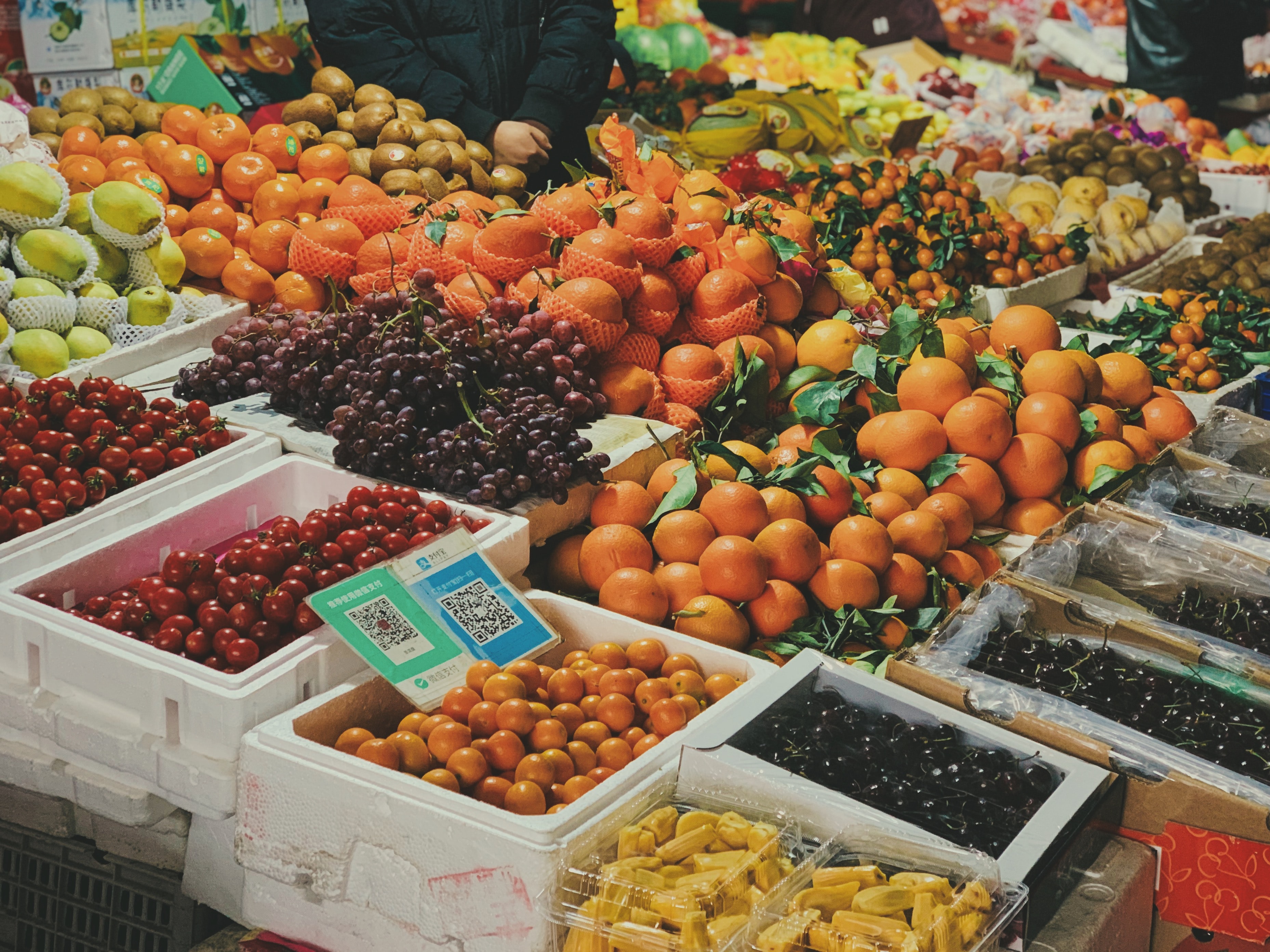 Fruta en mercado.Codinucova