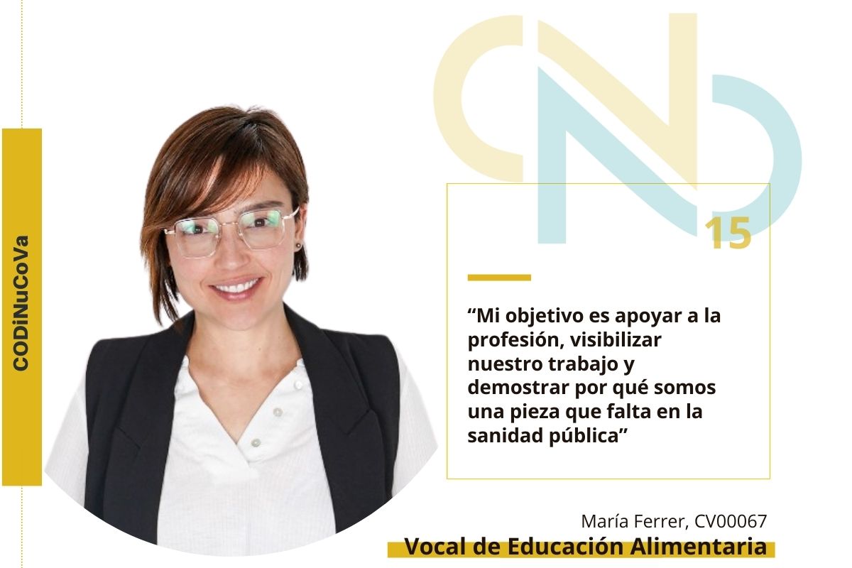 María Ferrer, vocal de Educación Alimentaria CODiNuCoVa