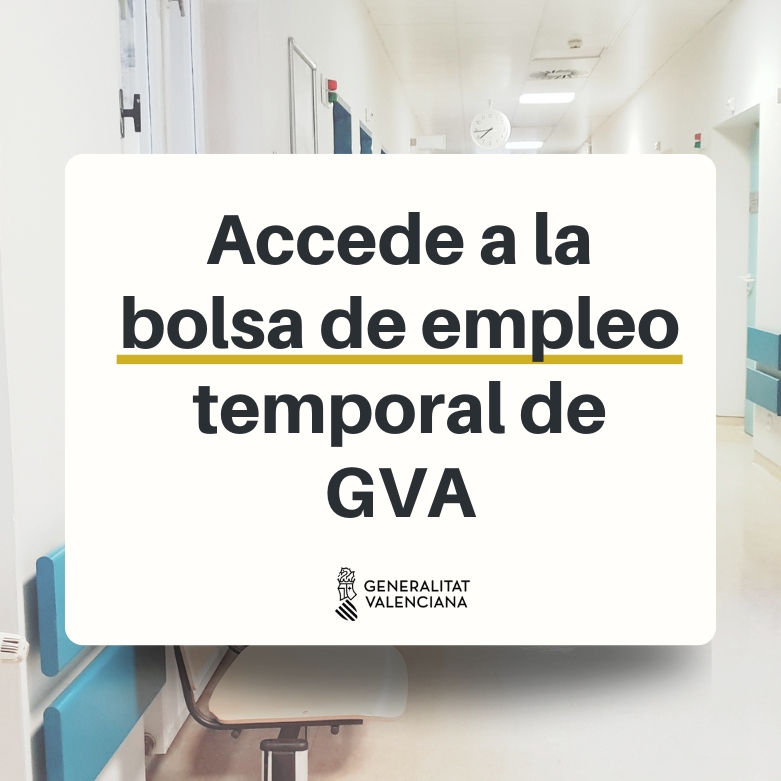 bolsa empleo temporal GV A