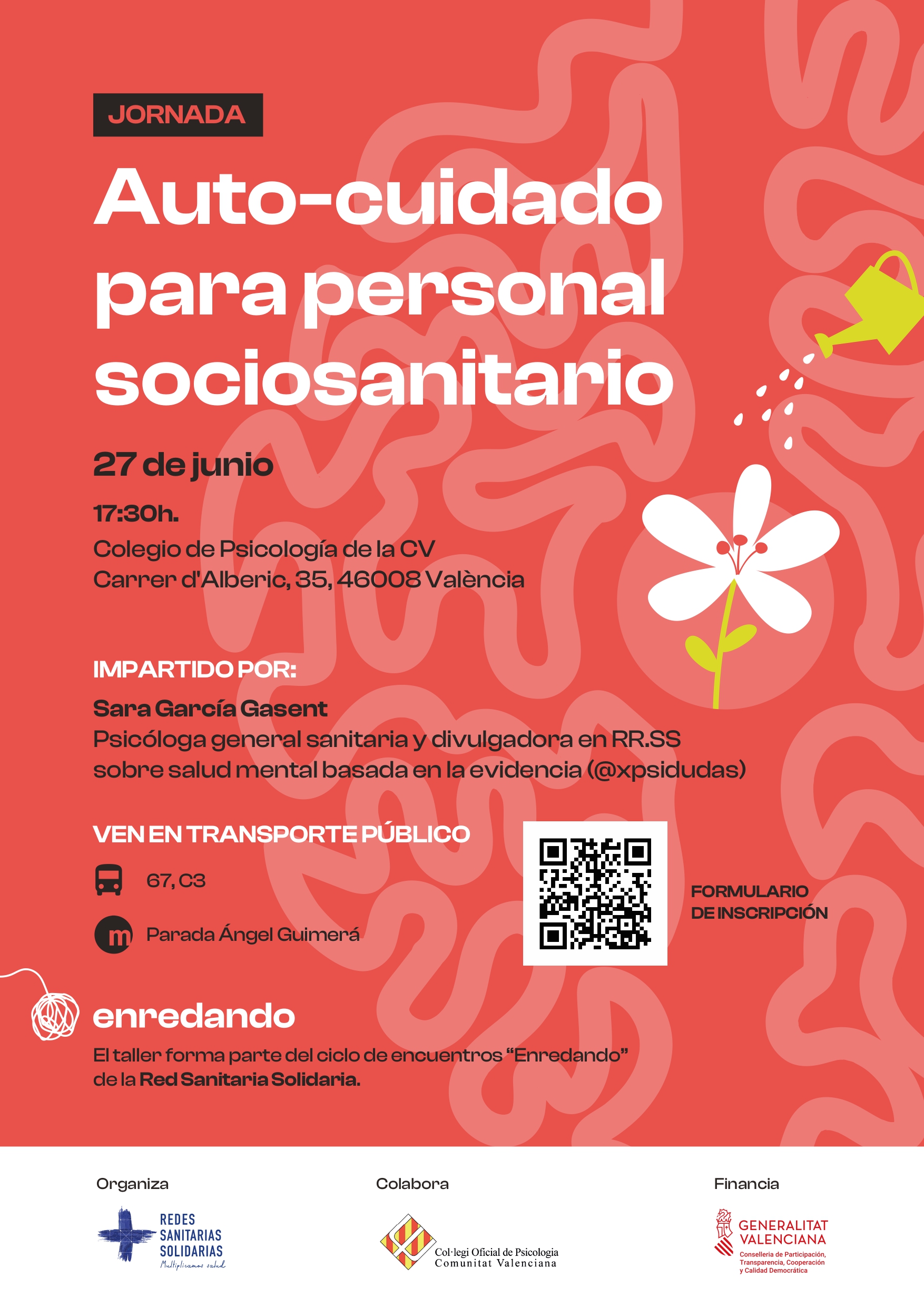 Jornada Autocuidado personal sociosanitario