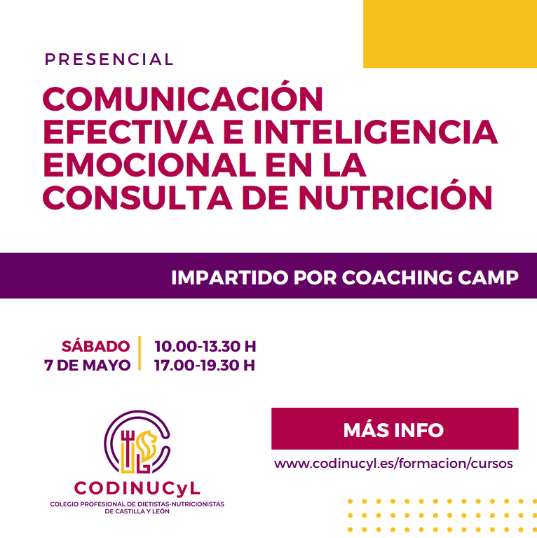 Curso Comunicación efectiva e inteligencia emocional en la consulta de nutrición