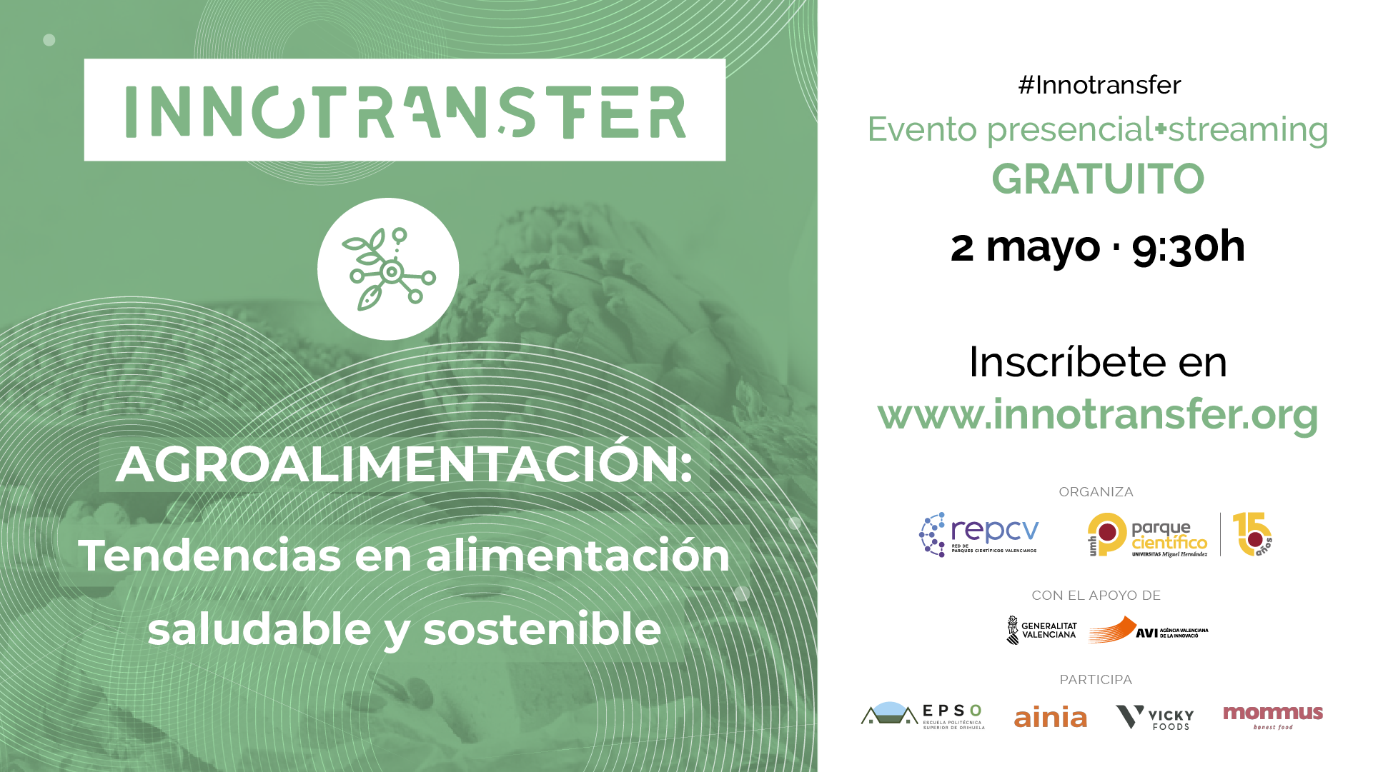 Jornada Agroalimentación tendencias en alimentación saludable y sostenible