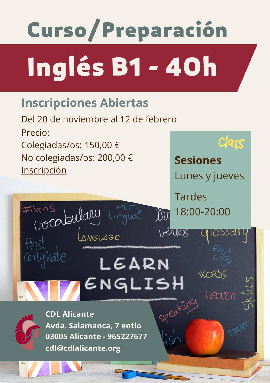 Curso Inglés B1 - CDL Alicante_1