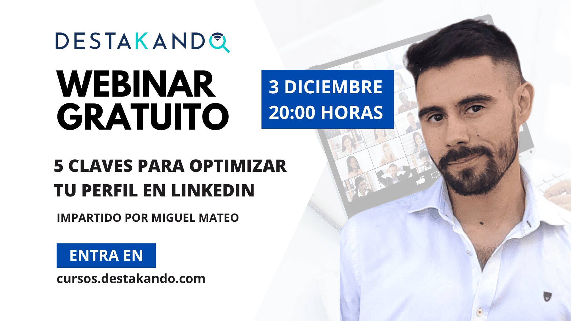 webinar linkedin destakando